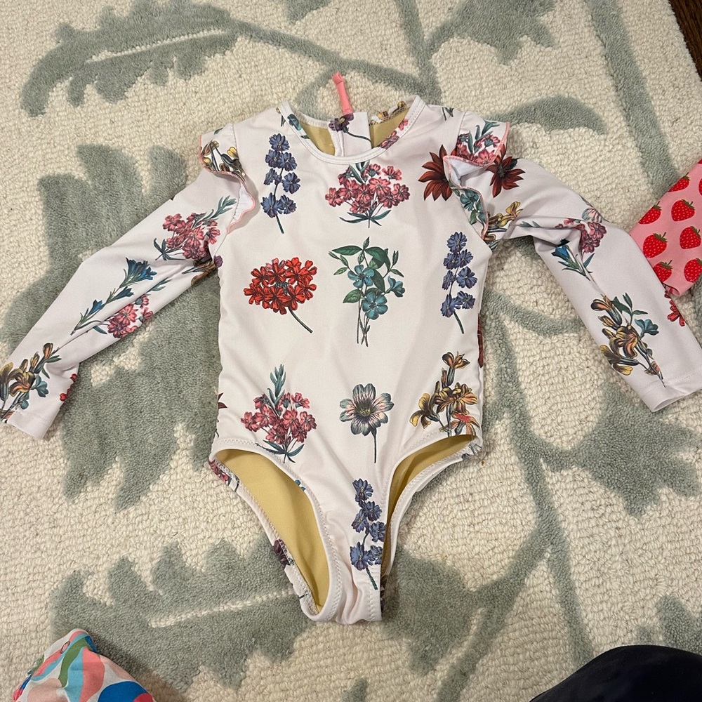 Pink Chicken Girl One Piece Never Worn! NWOT Size 2Y